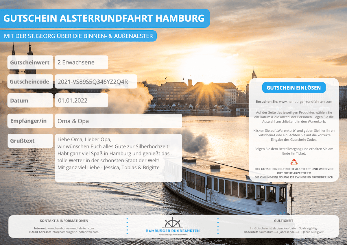 New Template Gutschein Alsterrundfahrt Hamburg