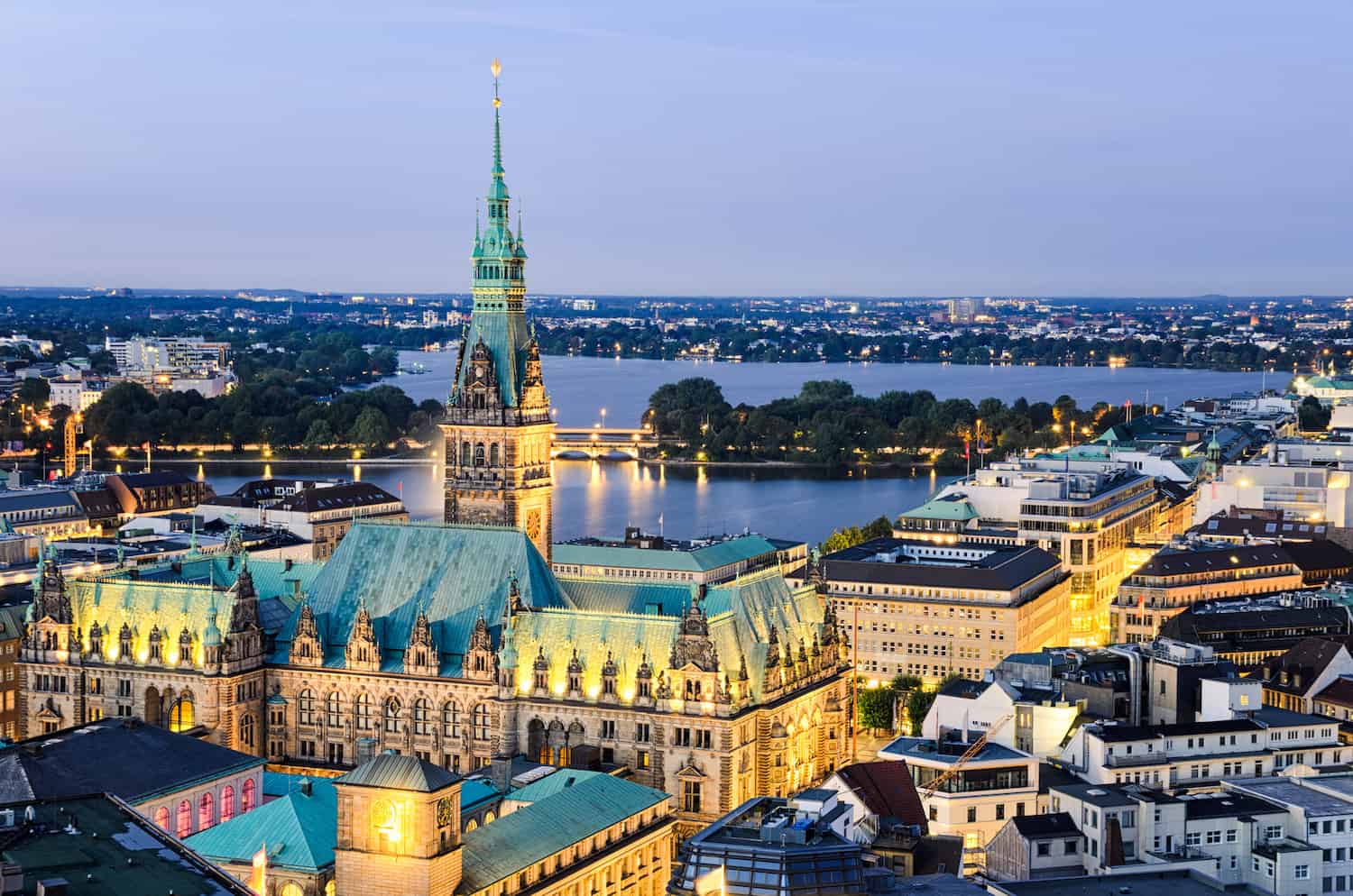 Hintergrund Alster Adventsfahrt Hamburg 2